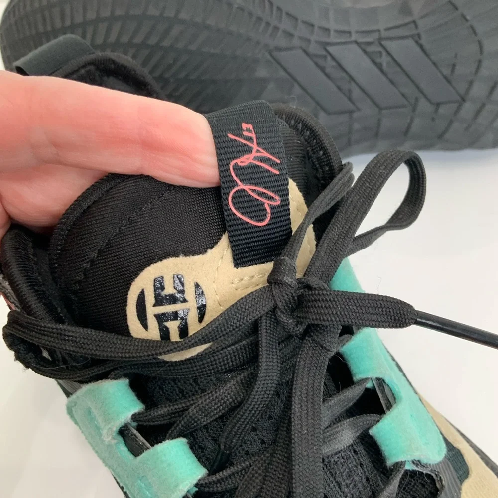 adidas Black Multicolor Athletic Shoes